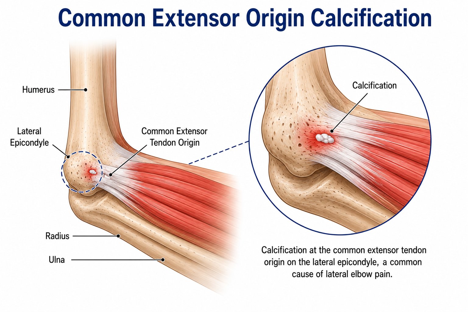 Common Extensor Origin Calcification