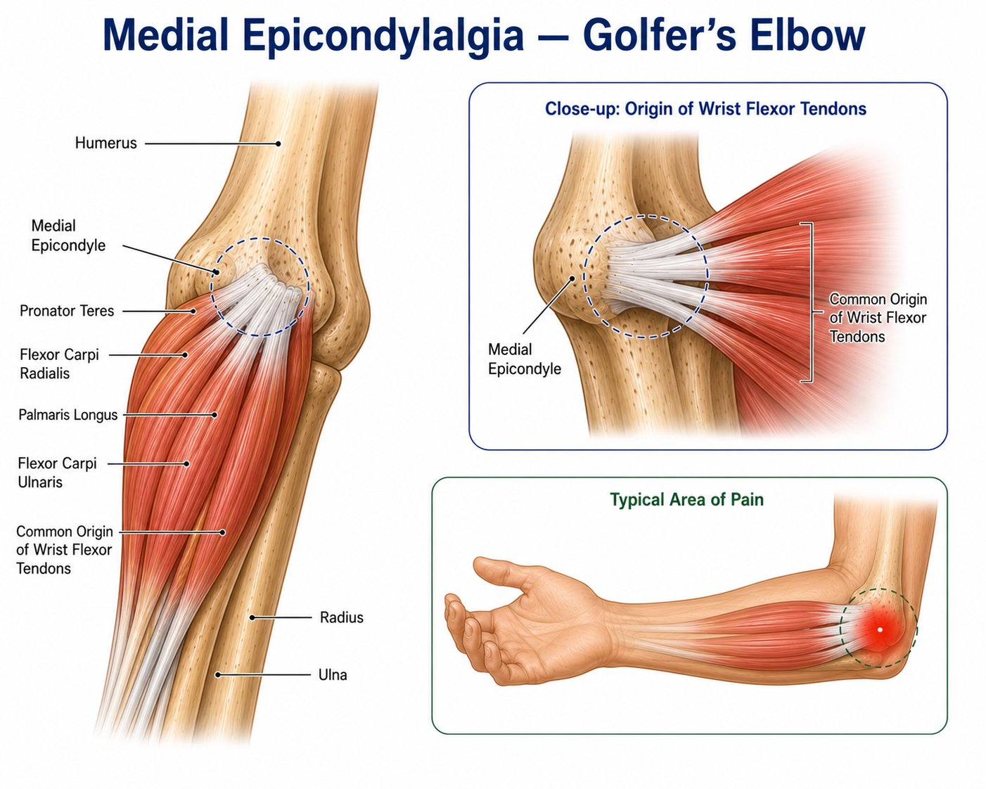 Medial Epicondylalgia — Golfer's Elbow