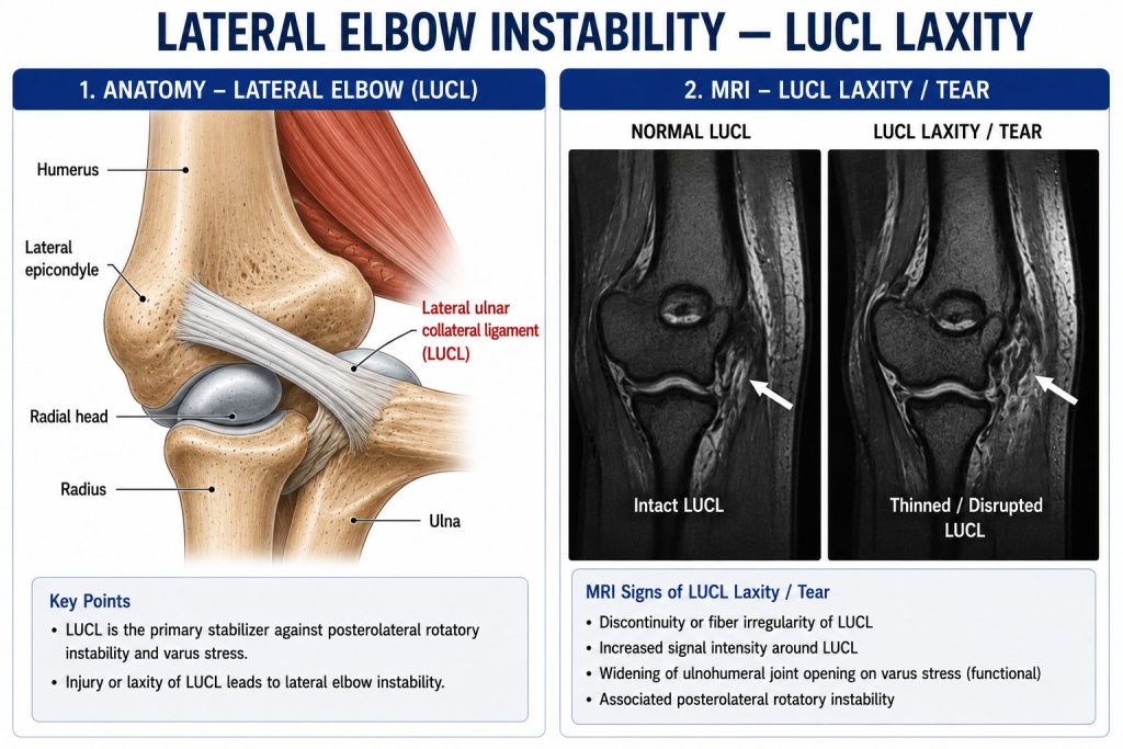 Lateral Elbow Instability — LUCL Laxity