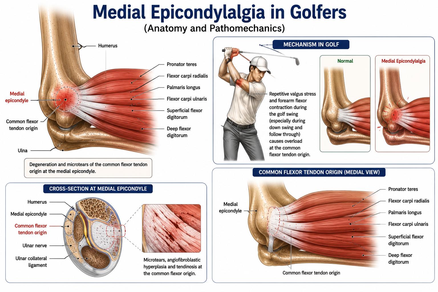 Medial Epicondylalgia in Golfers