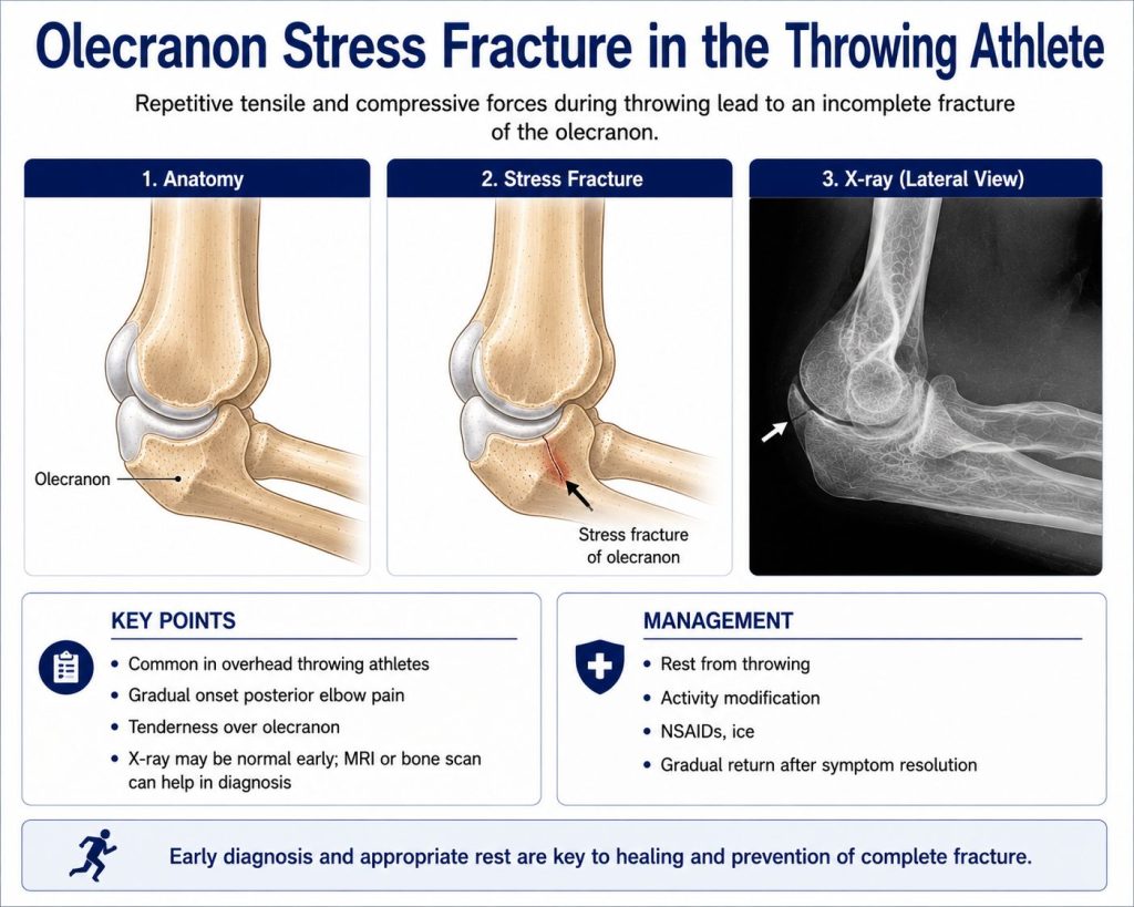 Olecranon Stress Fracture in the Throwing Athlete