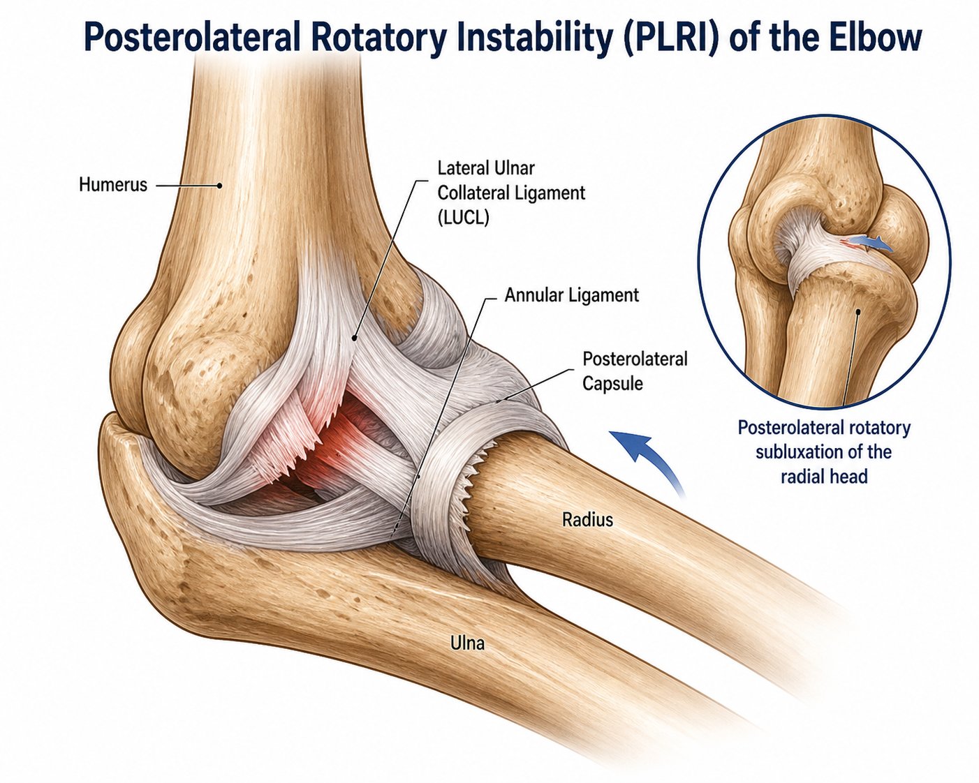 Posterolateral Rotatory Instability (PLRI) of the Elbow