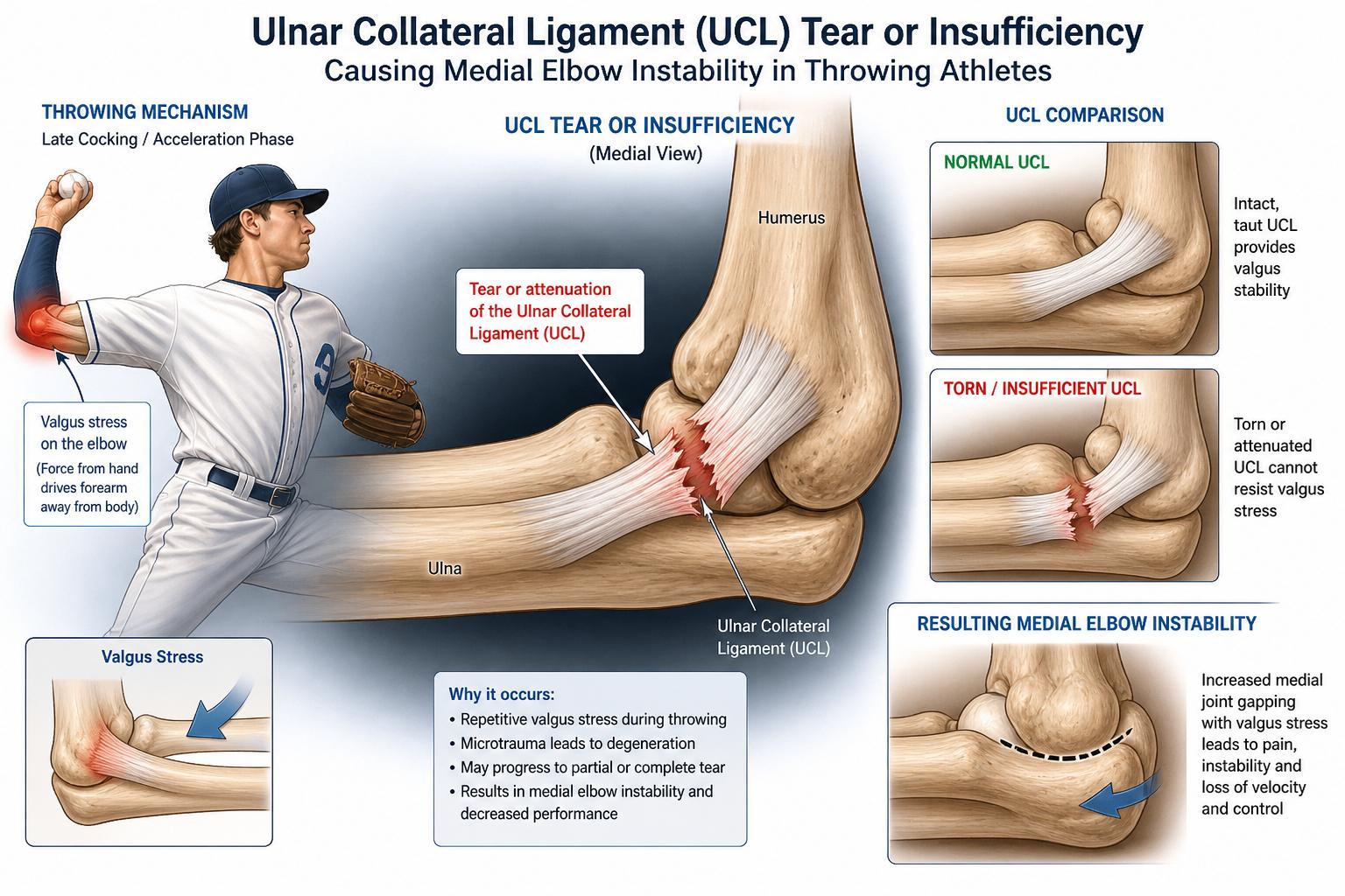 UCL Insufficiency — Valgus Instability of the Elbow