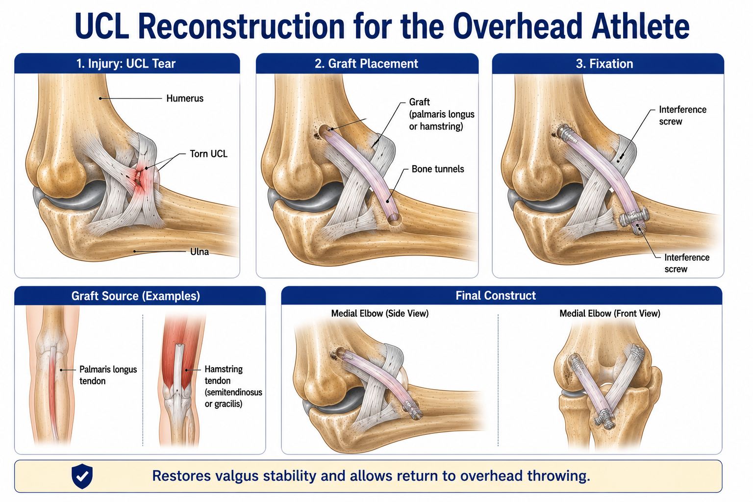 UCL Reconstruction for the Overhead Athlete